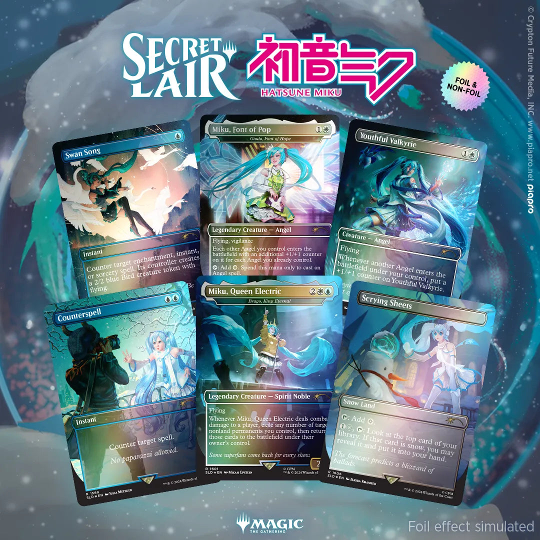 Secret Lair Drop - Hatsune Miku: Winter Diva [Foil Edition]