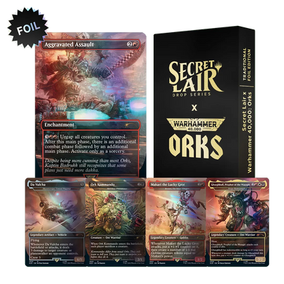 Secret Lair Drop - Secret Lair x Warhammer 40,000: Orks [Foil Edition]