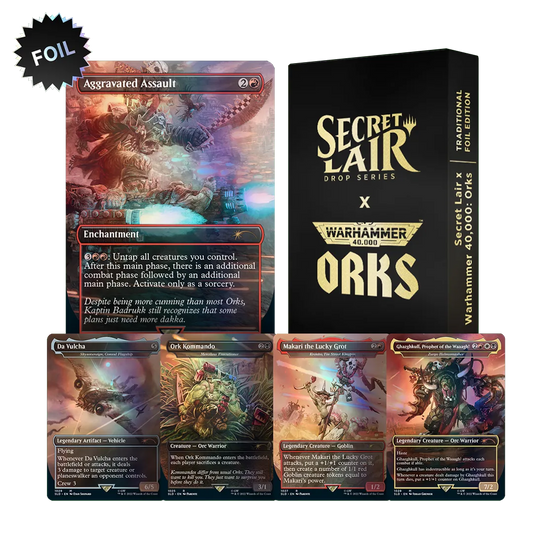 Secret Lair Drop - Secret Lair x Warhammer 40,000: Orks [Foil Edition]