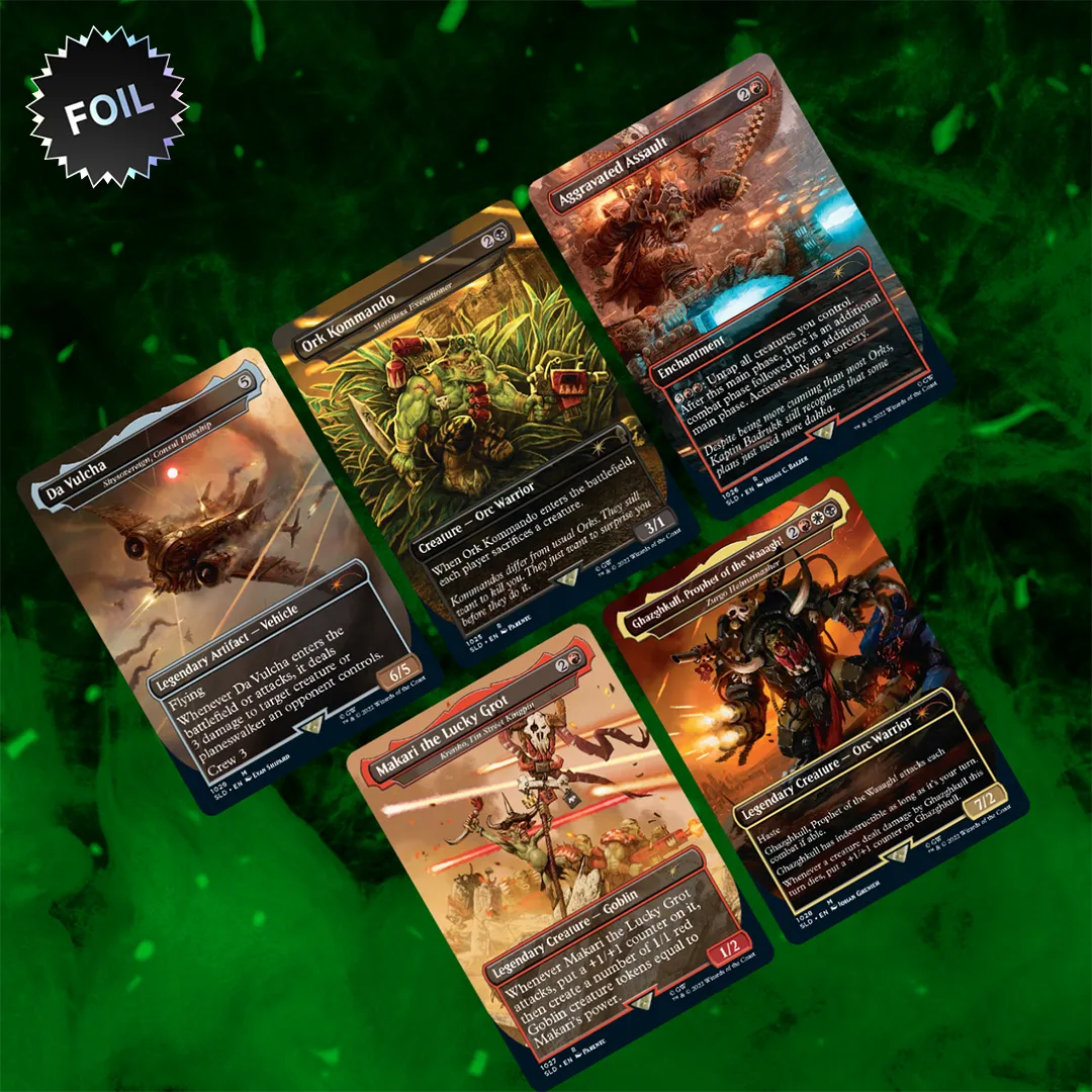 Secret Lair Drop - Secret Lair x Warhammer 40,000: Orks [Foil Edition]