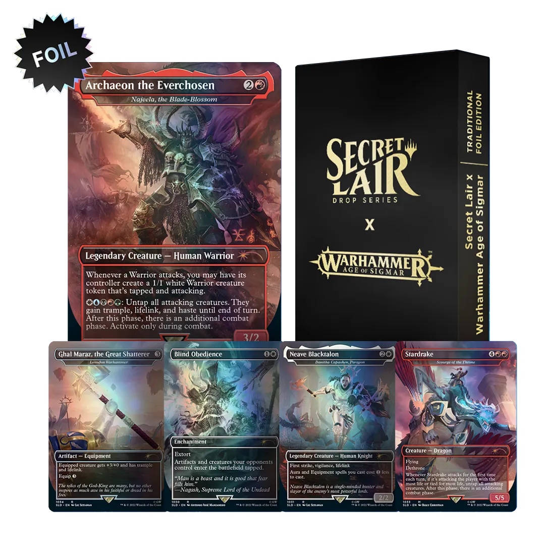 Secret Lair Drop - Secret Lair x Warhammer Age of Sigmar [Traditional Foil Edition]