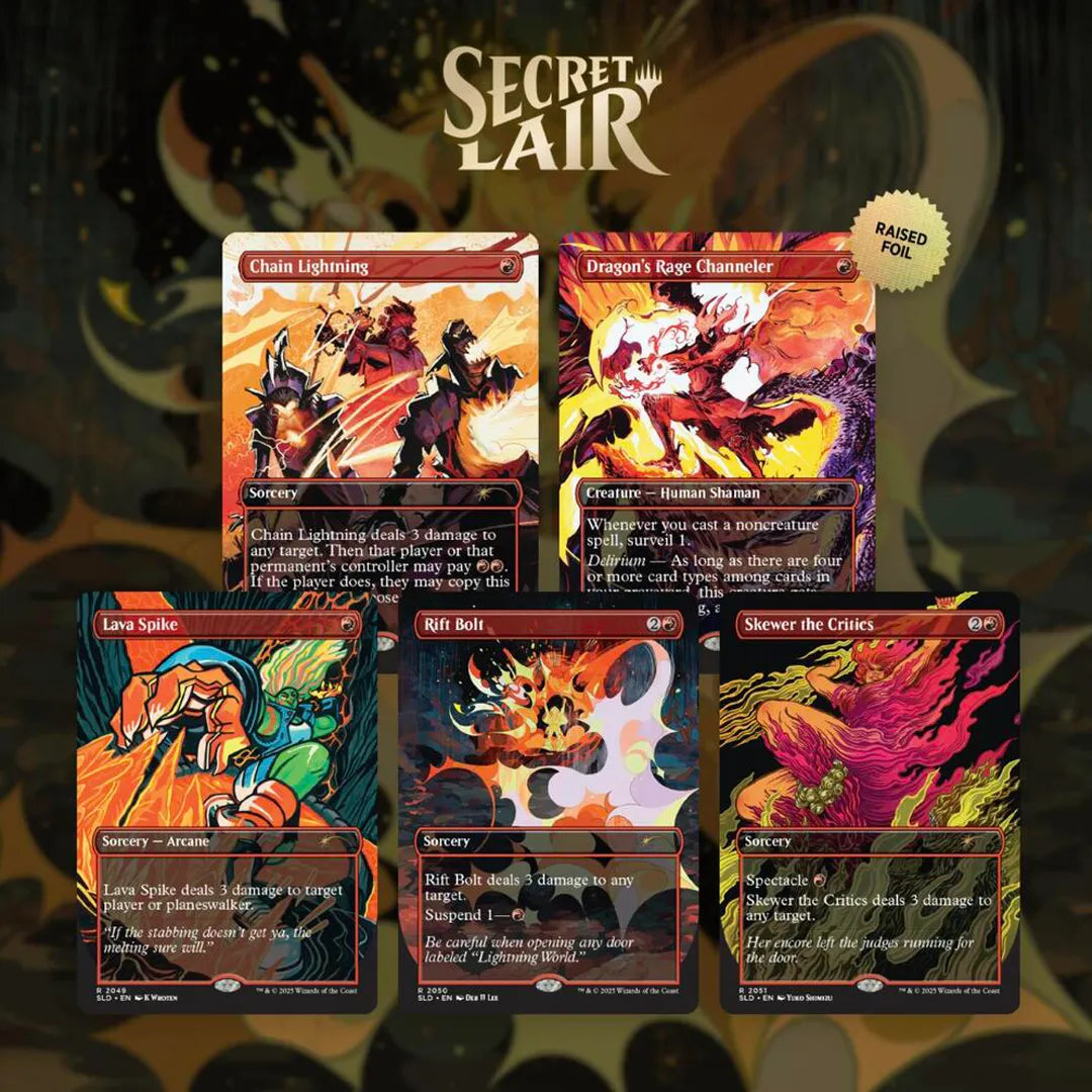 Secret Lair Drop - Everything Is On Fire [Raised Foil Edition]